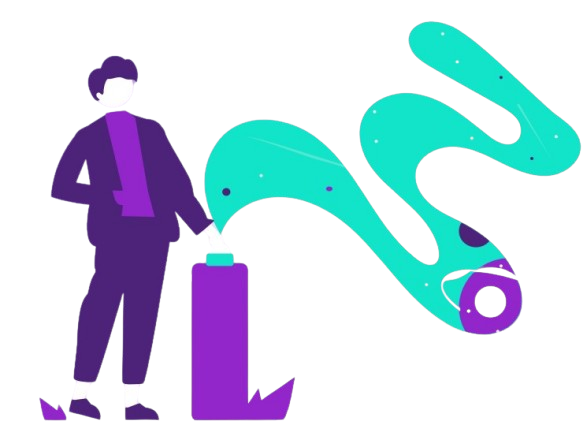 Vertriebsexperte, Content, Karikatur