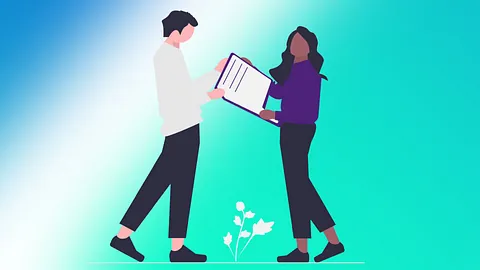 Abstrakte Geschäftspartner